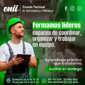 Auxiliar en Bodega, Almacén y Centros de Distribución | RES. 007512 S.E.C.